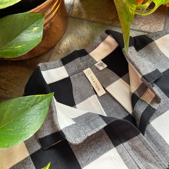 SKO BUFFS! CU Boulder Ladies Flannel Buffalo Check Top (NEW) - Picture 13 of 16